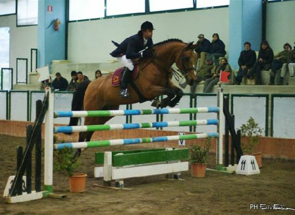 Natale Chiaudani during a competition with Total Contact