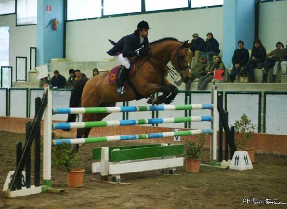 Natale Chiaudani during a competition with Total Contact Natale Chiaudani during a competition with Total Contact