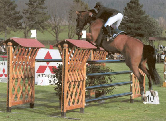 Giampiero Carta con la sella Total Contact al Campionato Italiano assoluto 2005